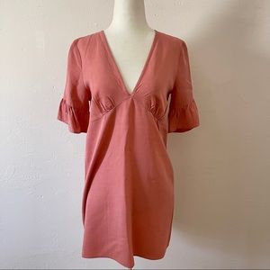 Pink babydoll Zara dress